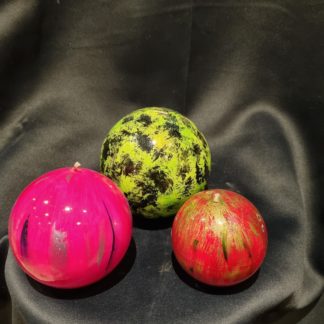 Bougie art déco boule
