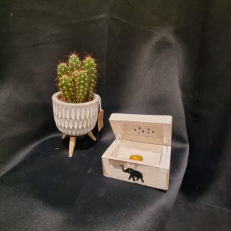 Porte encens coffre antique