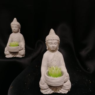 Bouddha porte bougie chauffe-plat