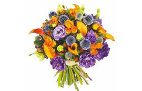 Bouquet Orange et mauve